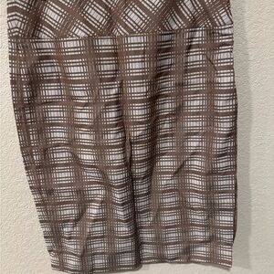 J. Crew Two tone taupe plaid pencil career NWT sz 8 Skirt